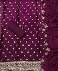 Fancy Fendi Beads Work Suit Set - Yanchi