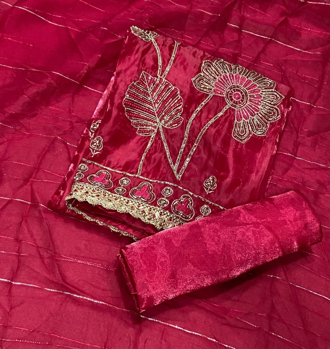 Fancy Fendi Beads Work Suit Set - Yanchi