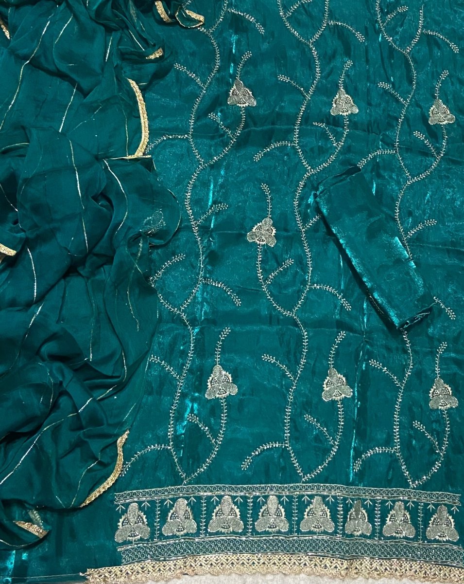 Fancy Fendi Beads Work Suit Set - Yanchi