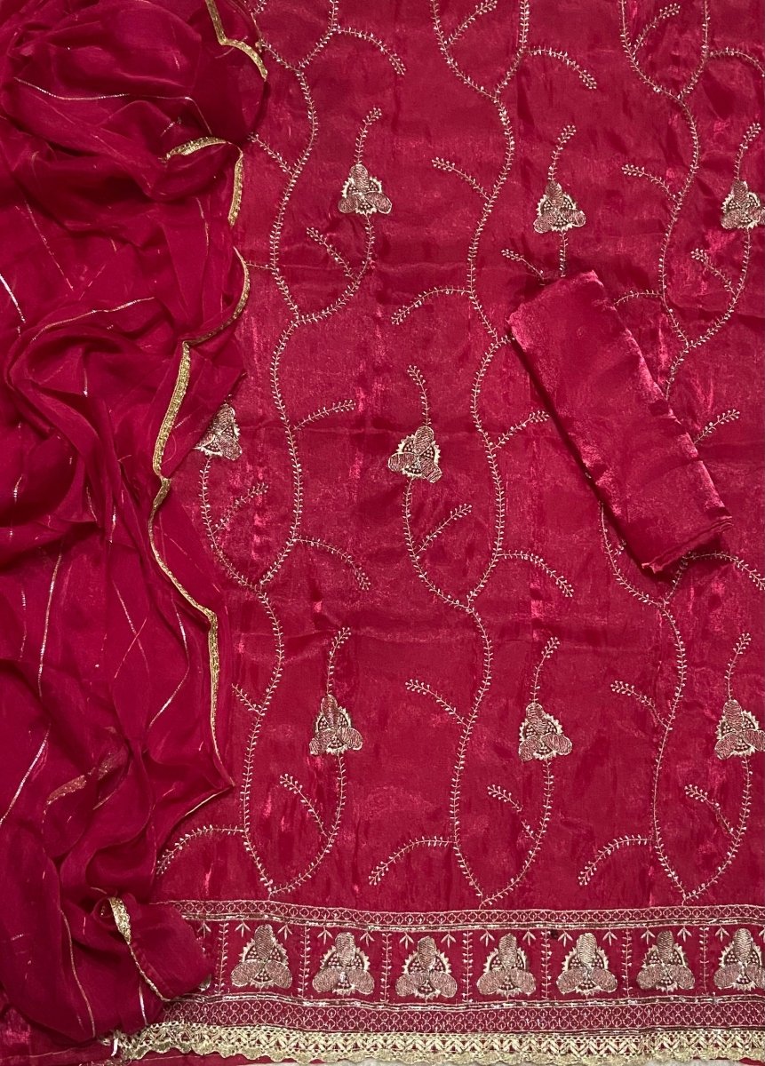 Fancy Fendi Beads Work Suit Set - Yanchi