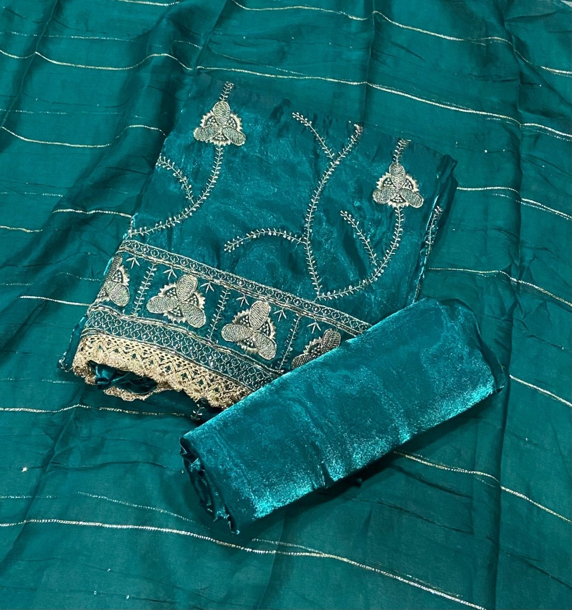 Fancy Fendi Beads Work Suit Set - Yanchi