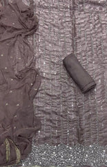 Fancy Fendi Silk Suit Set with Sequins, Cutdana & Pearl work - Yanchi