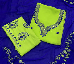 Fancy Georgette Suit Set With Sequins work - Yanchi