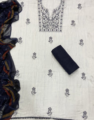 Fancy Glace Cotton Suit Set - Yanchi