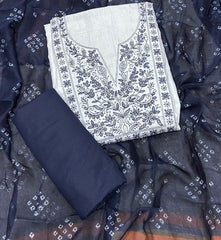 Fancy Glace Cotton Suit Set - Yanchi