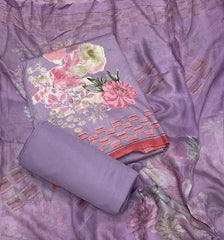 Fancy Jaam Satin Print Suit Set - Yanchi