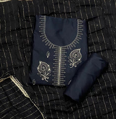 Fancy Jaam Suit Set with Heavy Thread work - Yanchi