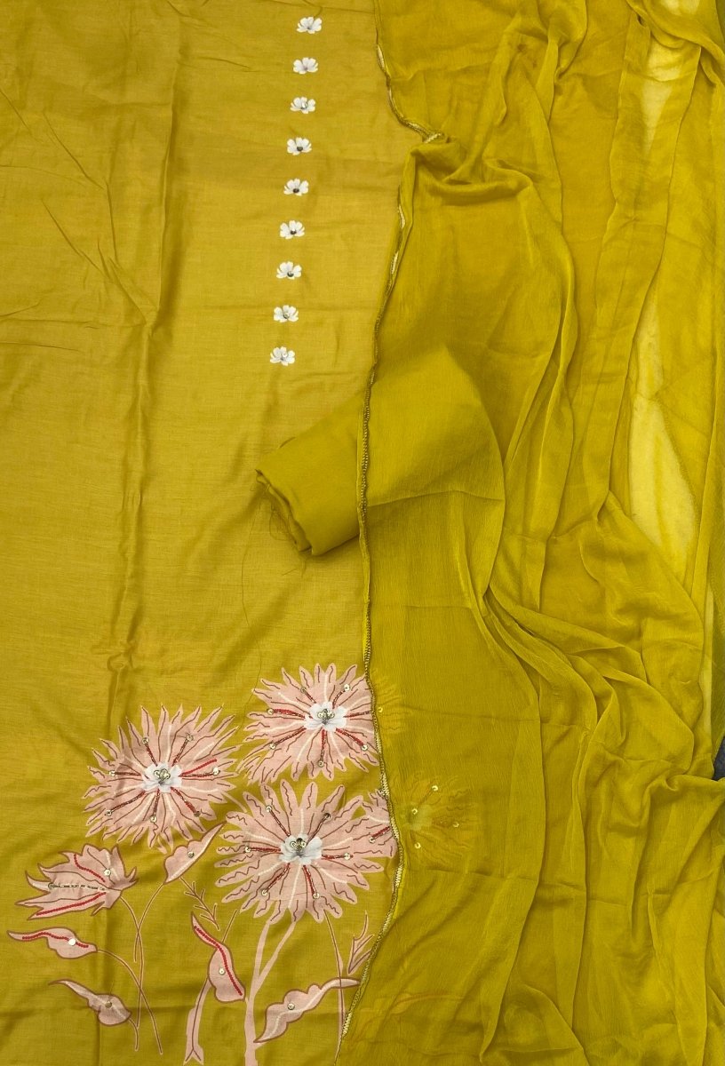 Fancy Musleen Suit Set - Yanchi