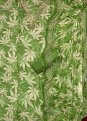 Fancy Musleen Suit Set (Real Mirror Work) - Yanchi