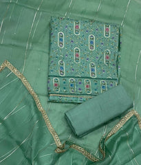 Fancy Ozan Positon Silk Suit Set with Zari & Sequins Work - Yanchi