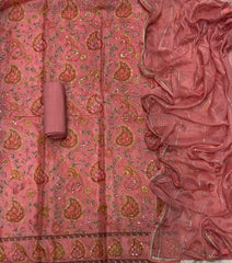 Fancy Ozan Positon Silk Suit Set with Zari & Sequins Work - Yanchi