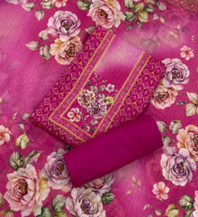 Fancy Pure Cotton Suit Set - Yanchi