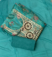 Fancy Shimmer Silk Suit Set with Heavy Zari Thread Work - Yanchi