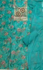 Fancy Shimmer Silk Suit Set with Heavy Zari Thread Work - Yanchi