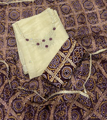 Fancy Shimmer Suit Set with Bits & Sequins Work - Yanchi