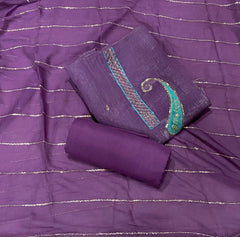 Fancy Shimmer Suit Set with Sequins & Zari Work - Yanchi