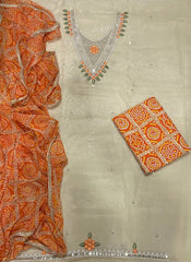 Fancy Shimmer Suit Set with Zari & Sequins Work - Yanchi