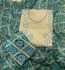 Fancy Shimmer Suit Set with Zari & Sequins Work - Yanchi