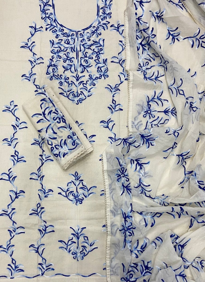 Fancy Weaves Pure Cotton Suit Set - Yanchi