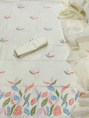 Fancy Weaves Pure Cotton Suit Set - Yanchi