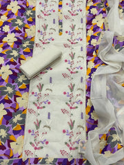Fancy Weaves Pure Cotton Suit Set - Yanchi