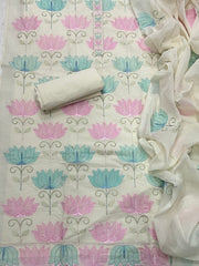 Fancy Weaves Pure Cotton Suit Set - Yanchi