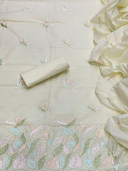Fancy Weaves Pure Cotton Suit Set - Yanchi