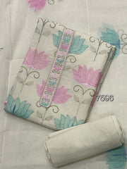Fancy Weaves Pure Cotton Suit Set - Yanchi