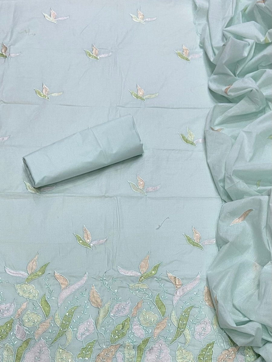Fancy Weaves Pure Cotton Suit Set - Yanchi