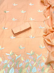 Fancy Weaves Pure Cotton Suit Set - Yanchi