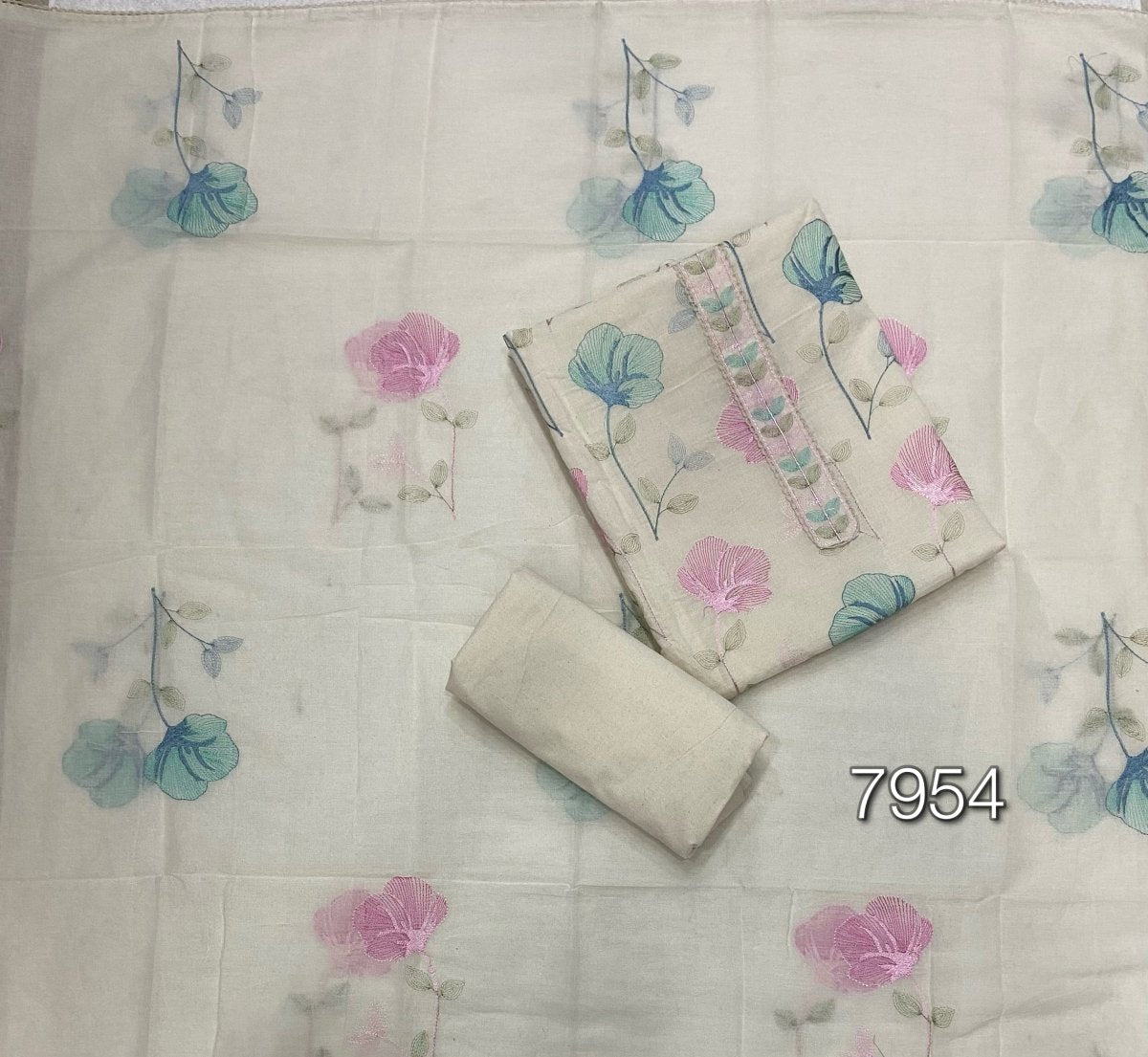 Fancy Weaves Pure Cotton Suit Set - Yanchi