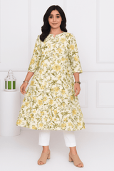 Fine Pure Cotton Print Kurti - Yanchi