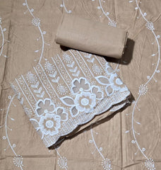 Graceful Cotton Chikankari Suit Set DN10 - Yanchi