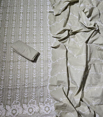 Graceful Cotton Chikankari Suit Set DN10 - Yanchi
