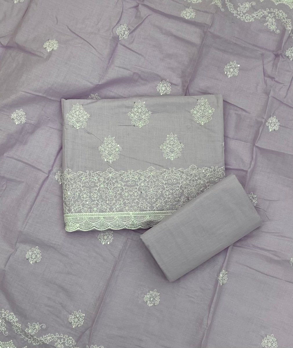 Graceful Cotton Chikankari Suit Set DN14 - Yanchi