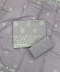 Graceful Cotton Chikankari Suit Set DN14 - Yanchi