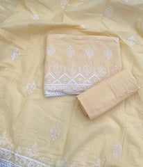 Graceful Cotton Chikankari Suit Set DN14 - Yanchi