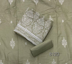 Graceful Cotton Chikankari Suit Set DN14 - Yanchi