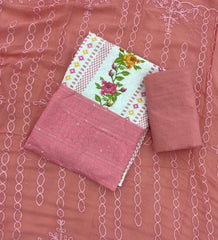 Graceful Cotton Chikankari Suit Set DN14 - Yanchi