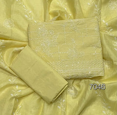 Graceful Cotton Chikankari Suit Set DN15 - Yanchi