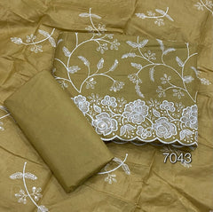 Graceful Cotton Chikankari Suit Set DN15 - Yanchi