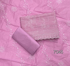 Graceful Cotton Chikankari Suit Set DN15 - Yanchi
