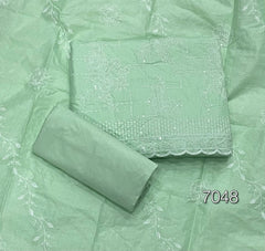 Graceful Cotton Chikankari Suit Set DN15 - Yanchi