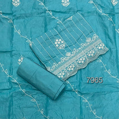 Graceful Cotton Chikankari Suit Set Dn16 - Yanchi