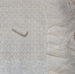 Graceful Cotton Chikankari Suit Set DN3 - Yanchi