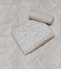 Graceful Cotton Chikankari Suit Set DN3 - Yanchi