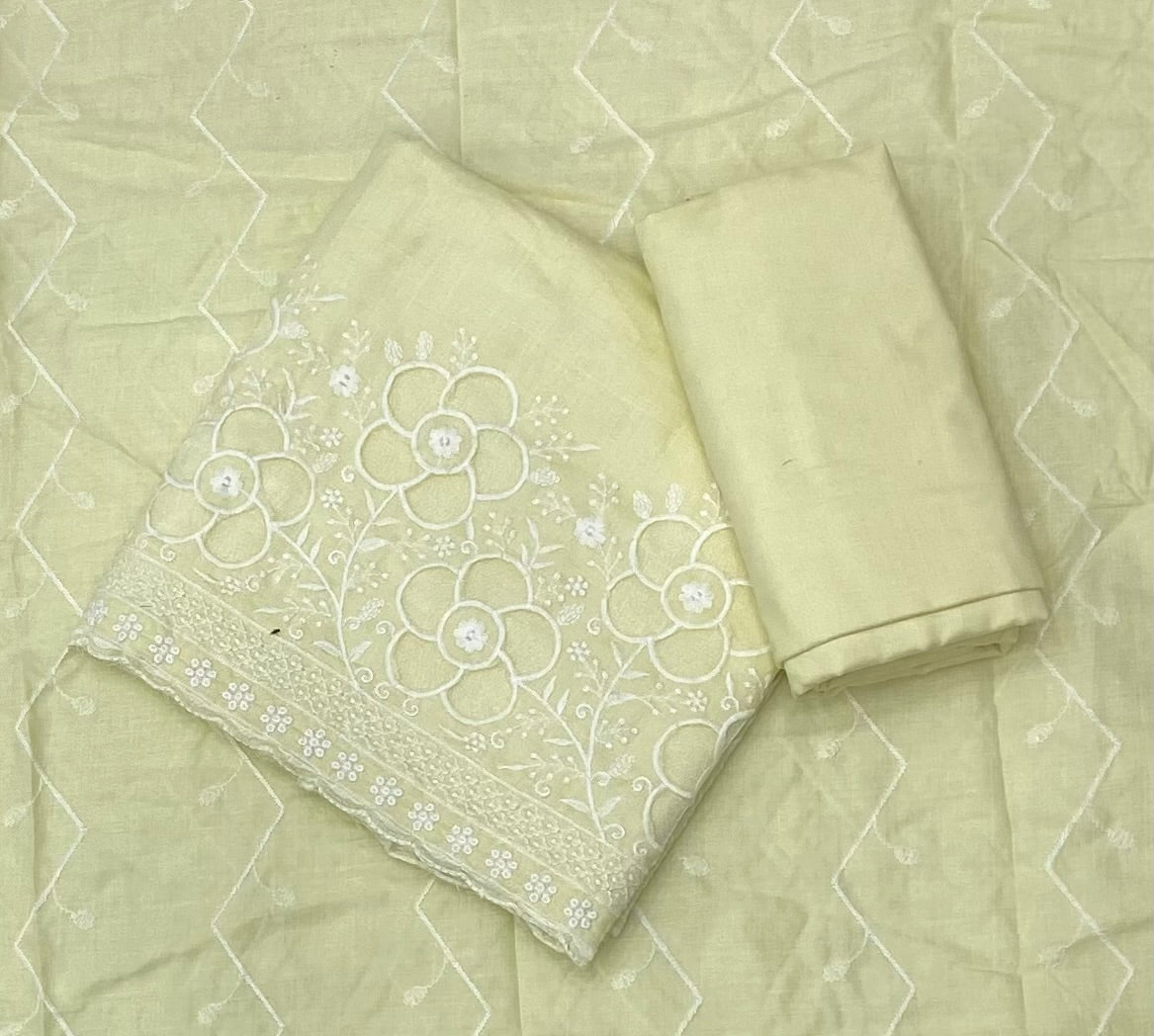 Graceful Cotton Chikankari Suit Set DN5 - Yanchi