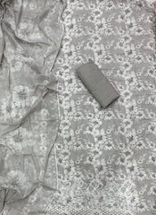 Graceful Cotton Chikankari Suit Set DN7 - Yanchi