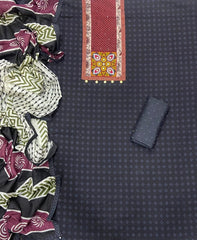 Luxury cotton Suit Set with Mirror work - Yanchi