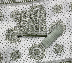 Luxury cotton Suit Set with sequence work - Yanchi